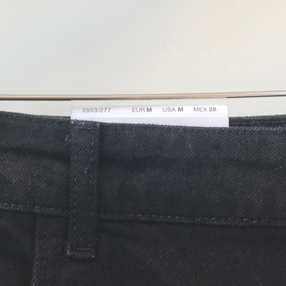 ZARA | The Sculpted Denim Skirt | Black - Picture 11 of 15